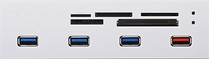 SilverStone FP56 Multi-Slot-Cardreader, USB 3.0 19-Pin Stiftsockel [Buchse]