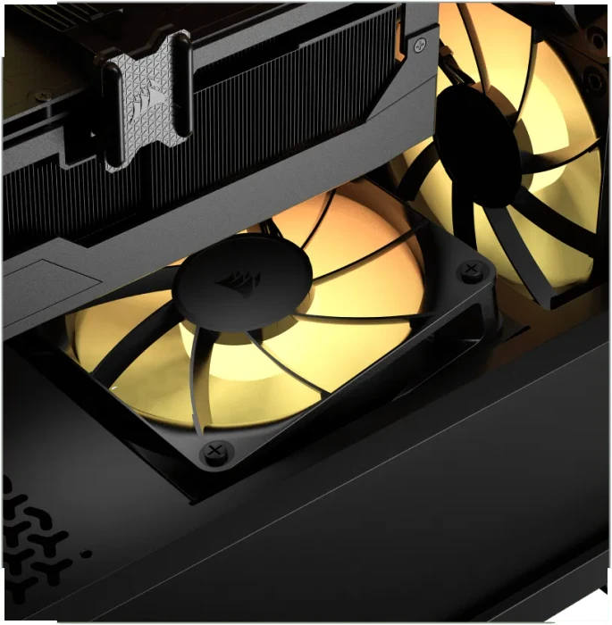 Corsair 3200D RS ARGB, schwarz, Glasfenster