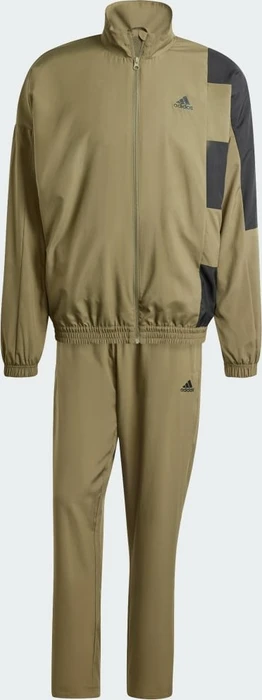 adidas Sportswear Colorblock Trainingsanzug olive strata/black (Herren)