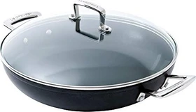 Le Creuset Aluminium Profipfanne mit Glasdeckel 26cm