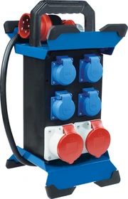 as-Schwabe mobiler Stromverteiler STECKY 2, 6-fach, 4m
