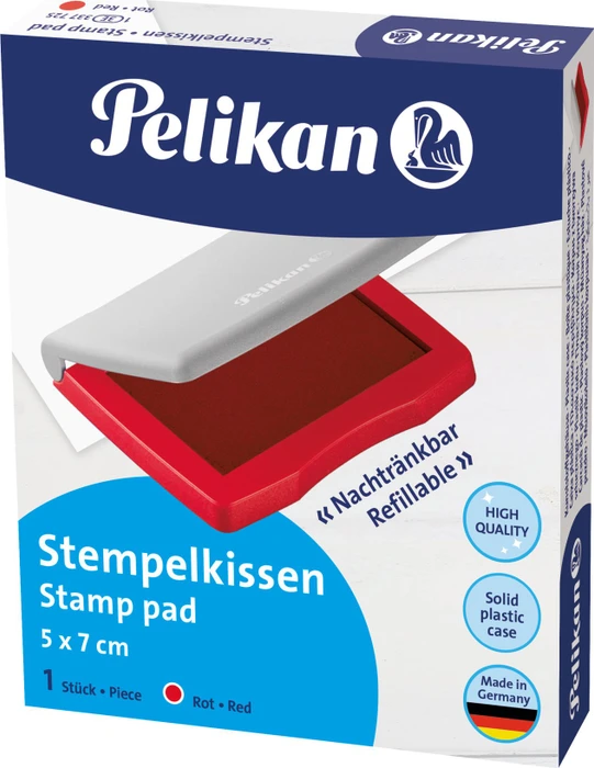 Pelikan 3E Kunststoffstempelkissen, 50x70mm, rot