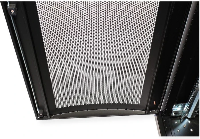 Roline / Secomp Pro Serie 19" Serverschrank 42HE, montiert, Gitternetztür, IP20, RAL 9005, 1200mm tief