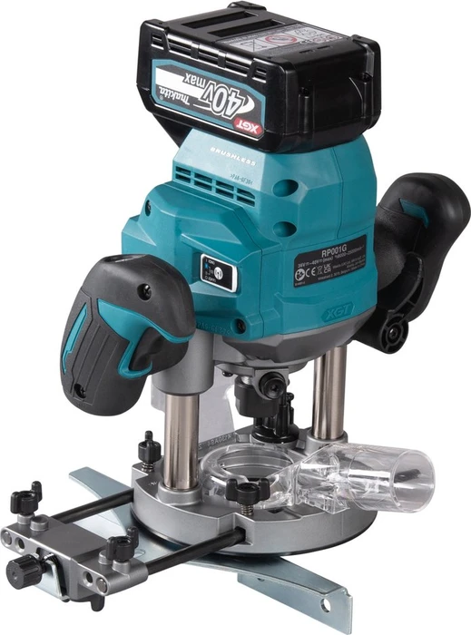 Makita RP001GM201 XGT Akku-Oberfräse inkl. Koffer + 2 Akkus 4.0Ah