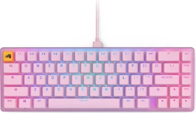 Glorious GMMK 2 Compact, 65%, rosa, LEDs RGB, Glorious Fox Linear, USB, US