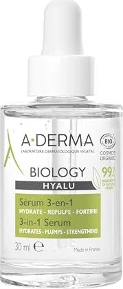 A-Derma Biology Hyalu 3-in-1 feuchtigkeitsspendendes Serum, 30ml