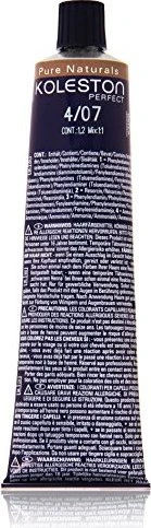 Wella Koleston Perfect Haarfarbe Pure Naturals 4/07 mittelbraun natur-braun, 60ml