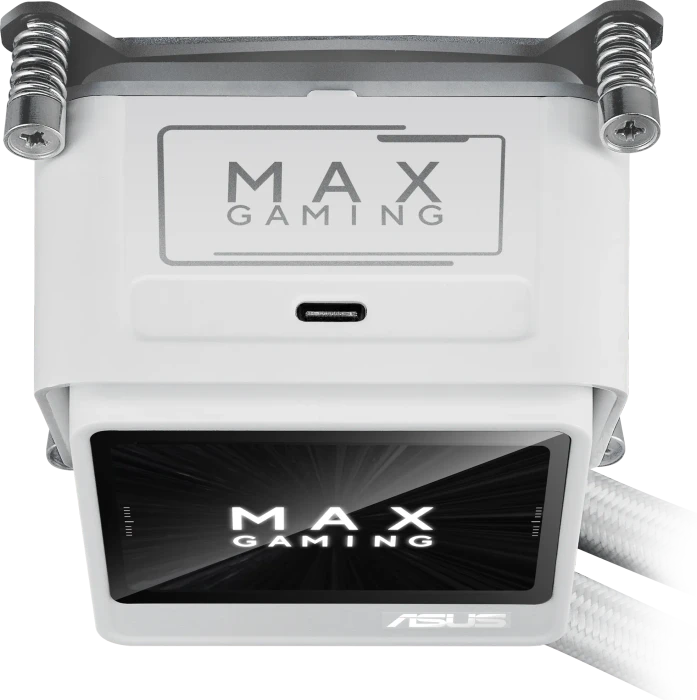 ASUS MAX Gaming LC 360 ARGB LCD White Edition, weiß