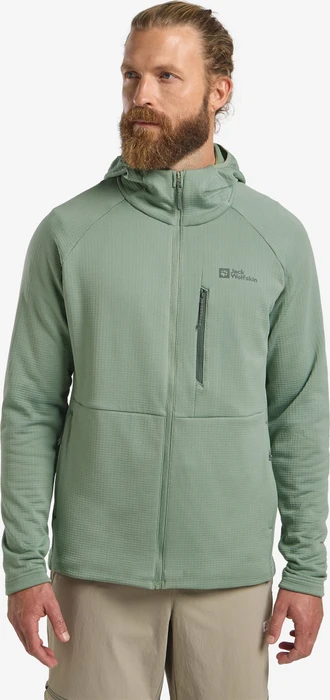 Jack Wolfskin Kolbenberg Hooded FZ Jacke eucalyptus (Herren)