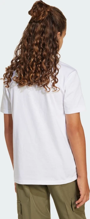 adidas Essentials T-Shirt kurzarm weiß/schwarz (Junior)