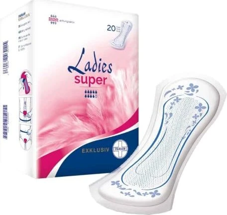 Param Ladies Inkontinenzeinlagen Exklusiv super Hygieneeinlage, 20 Stück
