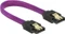 DeLOCK SATA 6Gb/s Kabel Premium violett 0.1m, gerade/gerade Vorschaubild