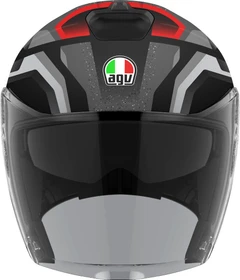 AGV Irides Zurigo matt schwarz/grau/rot
