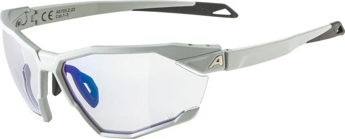 Alpina Twist Six VM smoke grey matt/varioflex mirror blue