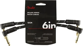 Fender Deluxe Series Instrument Cable Black Tweed 15cm