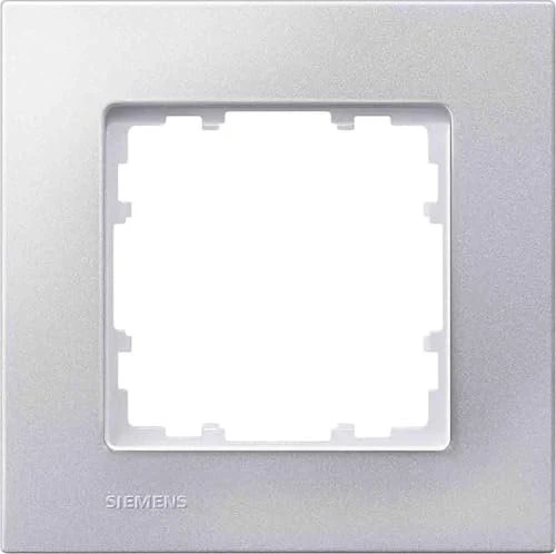 Siemens DELTA miro Rahmen 1-Fach, aluminiummetallic