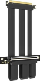 Glotrends Riser Kabel, gewinkelt, PCIe 5.0, 250mm, schwarz