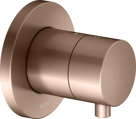 Keuco IXMO 59548 Comfort 3-Wege Umstellventil rund rotgold gebürstet
