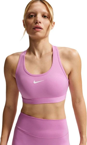 Nike Swoosh Medium Support Sport-BH light magenta/white (Damen)