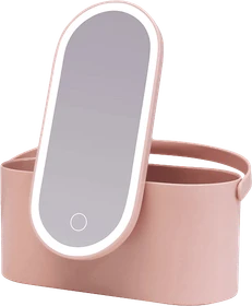 Ailoria Magnifique Beautycase mit dimmbarem LED-Spiegel rosa