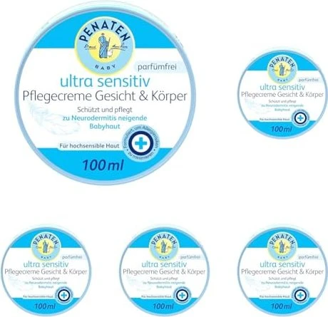 Penaten Ultra Sensitiv Pflegecreme Gesicht und Körper, 100ml