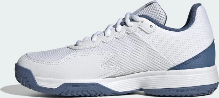 adidas Courtflash cloud white/core black/crew blue (Junior)