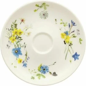 Rosenthal Brillance Bone China Fleurs des Alpes Espresso-Untertasse/Coup