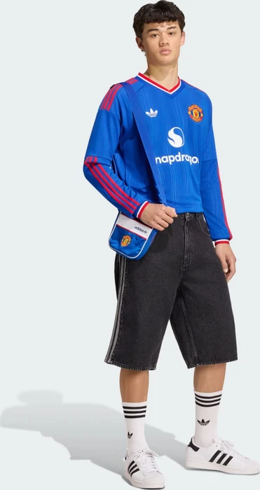 adidas Manchester United 2026/2027 Auswärtstrikot langarm royal blue (Herren)