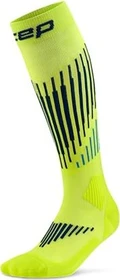 CEP Core Run Merino Tall Laufsocken lime/blue (Damen)