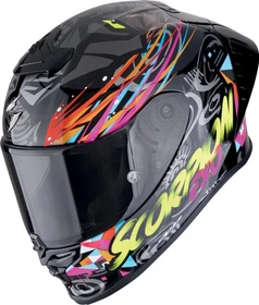 Scorpion EXO-R1 Evo II Air Savage schwarz/blau/rosa