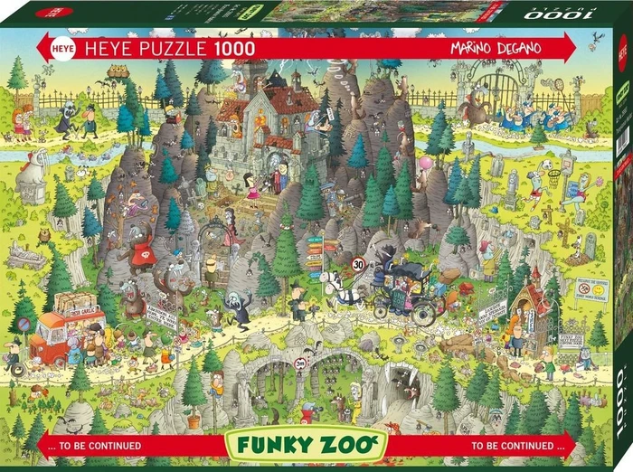Heye Puzzle Funky Zoo Transylvanian Habitat