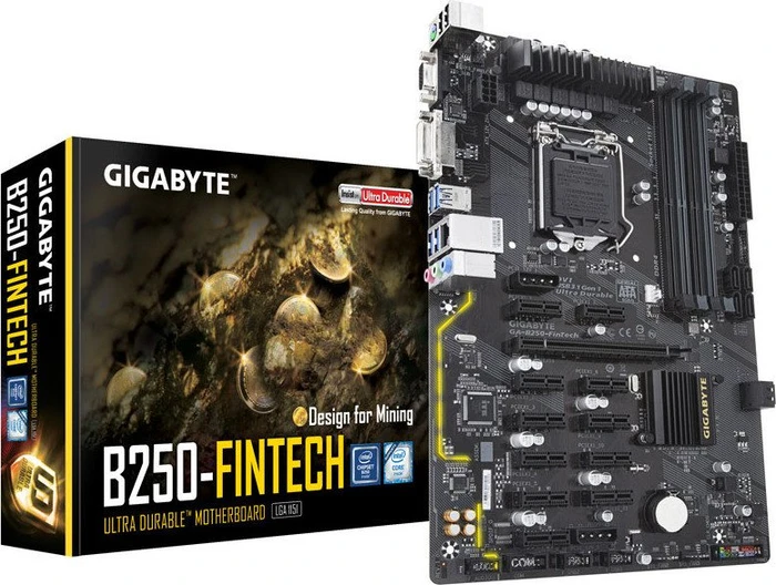 GIGABYTE GA-B250-FinTech (Intel 1151)