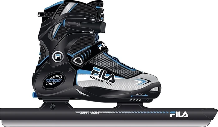 Fila Wizy Speed Ice Eislaufschuhe schwarz/silber (Junior)