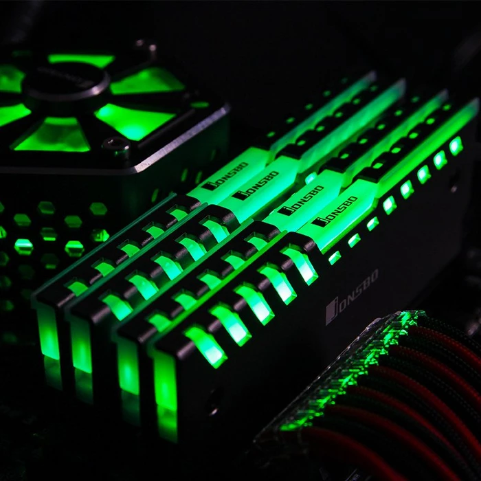 Jonsbo NC-2 RGB silber, RAM-Kühler, 2er-Pack