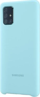 Samsung Silicone Cover für Galaxy A71 blau