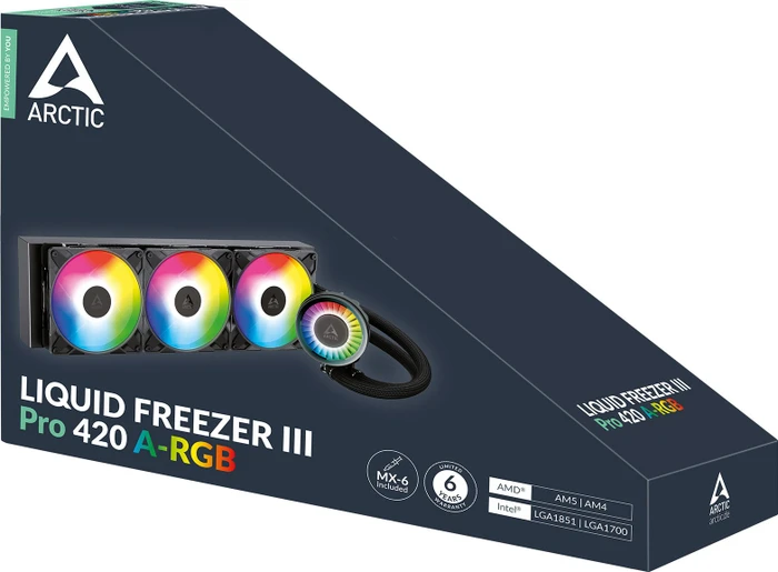 ARCTIC Liquid Freezer III Pro 420 A-RGB, schwarz