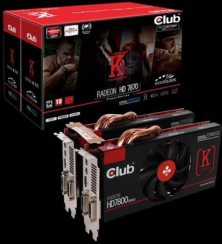 Club 3D Radeon HD 7870 GHz Edition royalKnights CrossFire Bundle, 2GB GDDR5, DVI, HDMI, 2x mDP