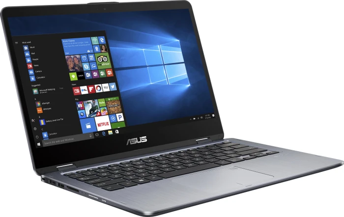 ASUS VivoBook Flip 14 TP410UA-EC541T, Star Grey, Core i5-8250U, 8GB RAM, 256GB SSD, DE