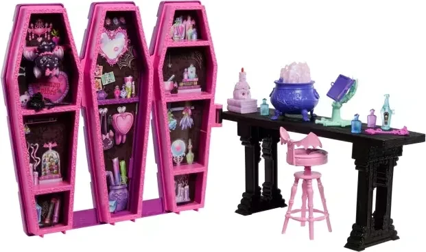 Mattel Monster High - Draculaura Secret Potion Room Puppen-Spielset