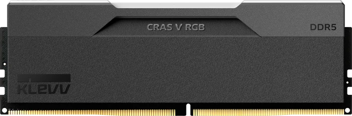 Klevv Cras V RGB Obsidian Black UDIMM 32GB Kit, DDR5-6000, CL30-38-38-78