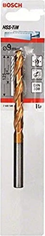 Bosch Professional HSS-TiN Spiralbohrer, 9x81x125mm, 1 Stück