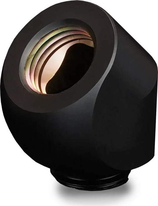 Thermal Grizzly DeltaMate Rotary 45°-Verbinder G1/4", schwarz