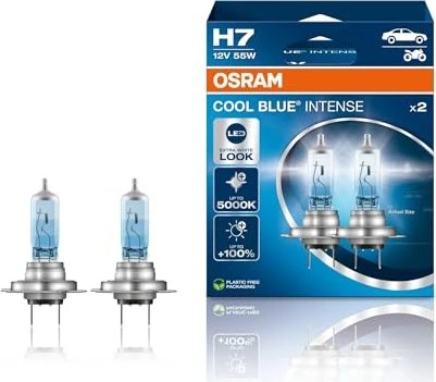 Osram Cool Blue Intense (Next Gen) H7 55W, 1er-Pack Faltschachtel