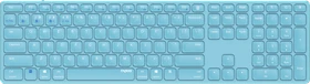 Rapoo E9800M Multi-mode Wireless Ultra-slim Keyboard blau, USB/Bluetooth, DE