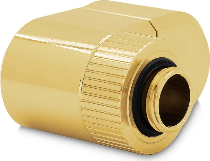 EK Water Blocks Quantum Line EK-Quantum Torque Rotary Offset 21, G1/4", 21mm Versatz, gold