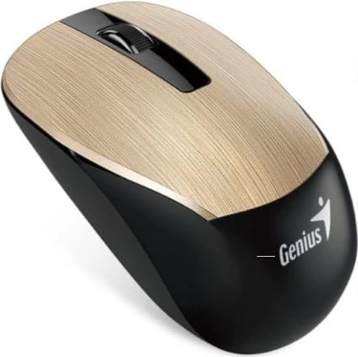 Genius NX-7015 V2 Wireless BluEye Mouse gold/schwarz, USB