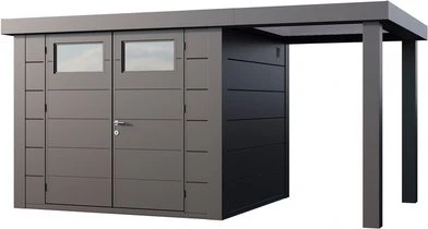 Telluria Classico 2724 Gerätehaus inkl. Anbau 1.68m rechts anthrazit