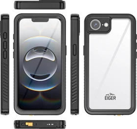Eiger Avalanche Case für Apple iPhone 16e schwarz/transparent