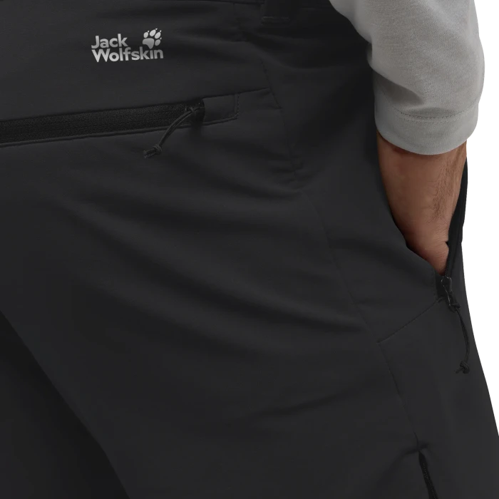 Jack Wolfskin Activate Thermic Hose lang schwarz (Herren)