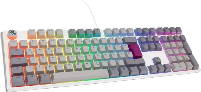 Ducky One 3 Mist Grey PBT, LEDs RGB, MX RGB RED, USB, DE